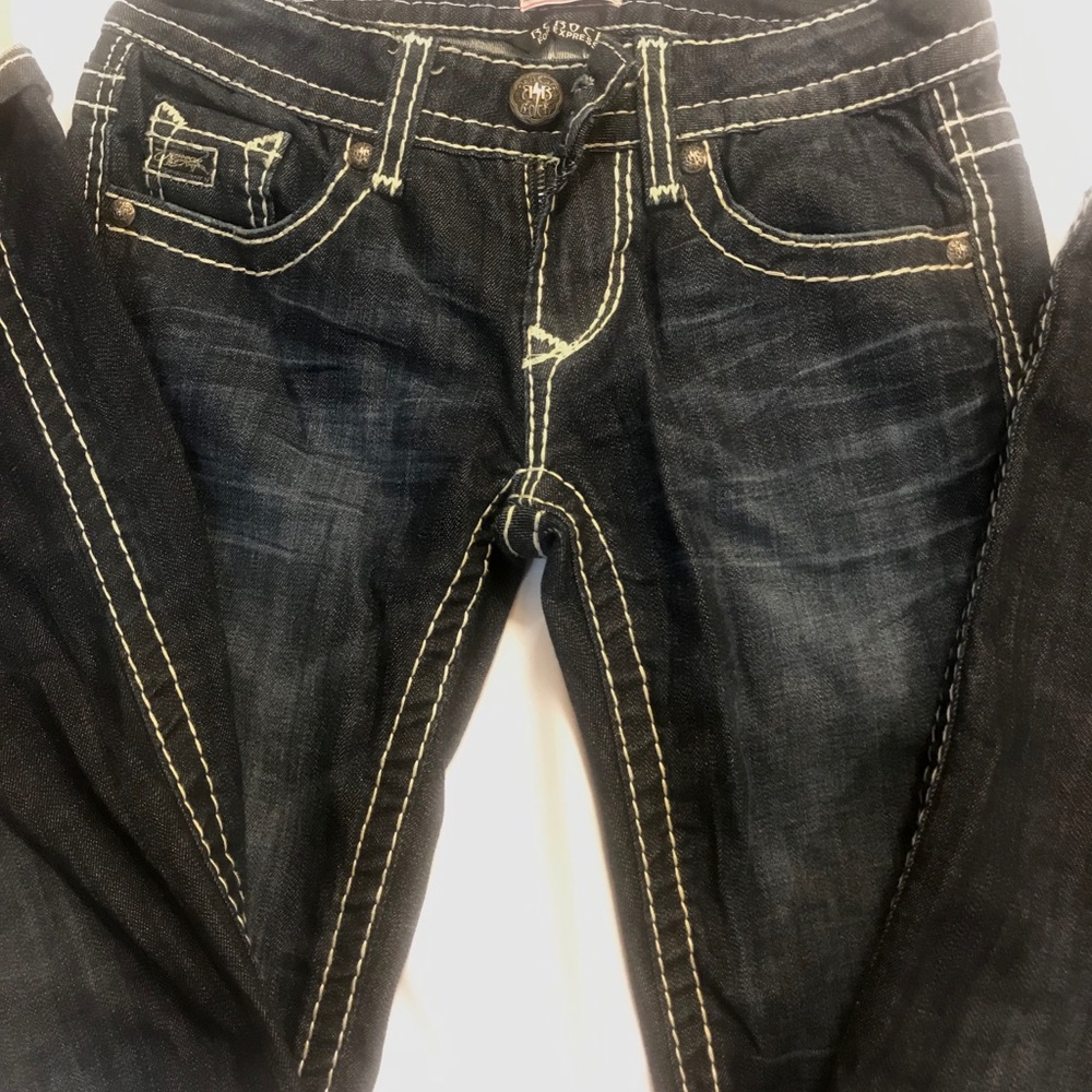 Express ReRock Barely Boot Jeans NWOT 00S